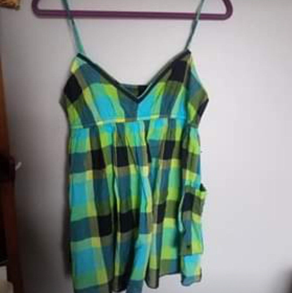 Vintage VS Pink Plaid Tank